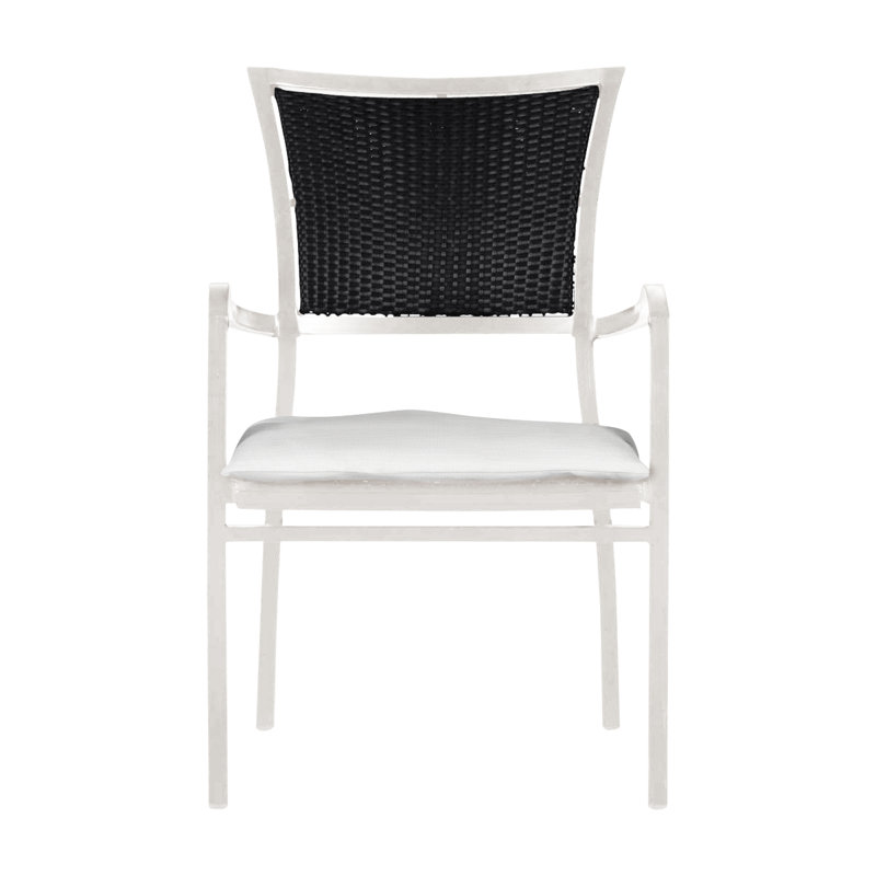 Aire Arm Chair - Chalk/Black, Rollo Lace, No Welt, Chalk / Black