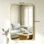 HOMCOM Rectangular Wall Mirror Elevated Aluminium Alloy Frame-51695638