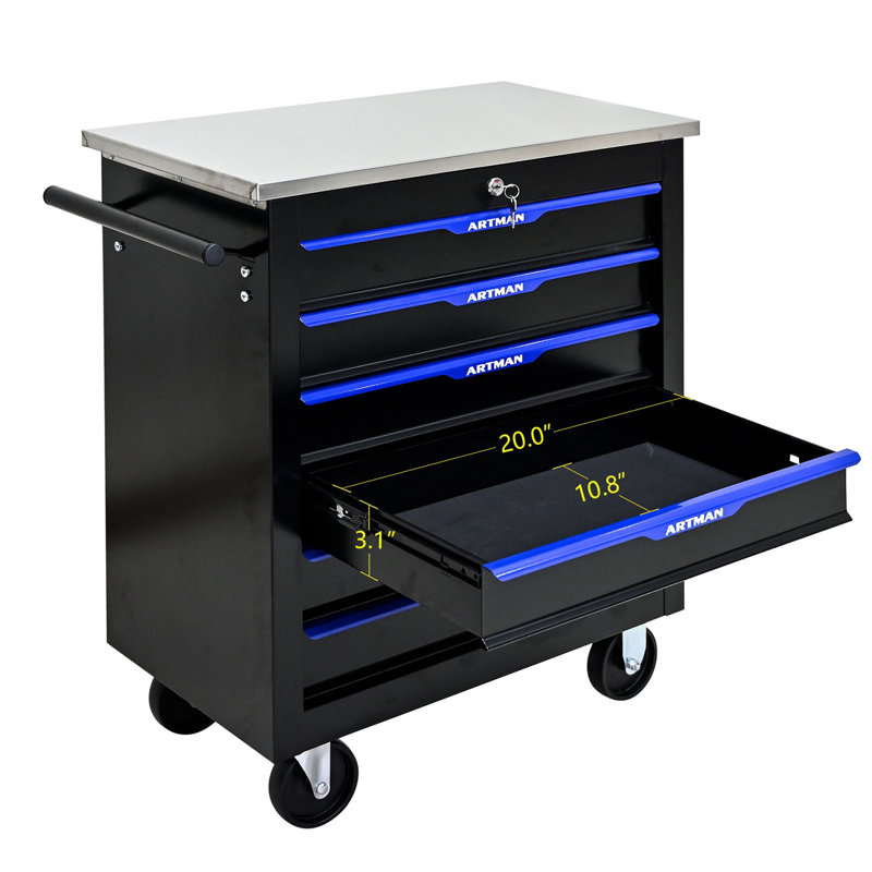 Chariot à outils multifonctionnel avec roues