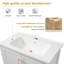 Single Bathroom Vanity with Ceramic Basin