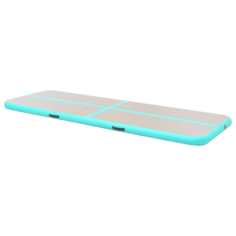 Tapis de gymnastique gonflable Air, Gris/vert