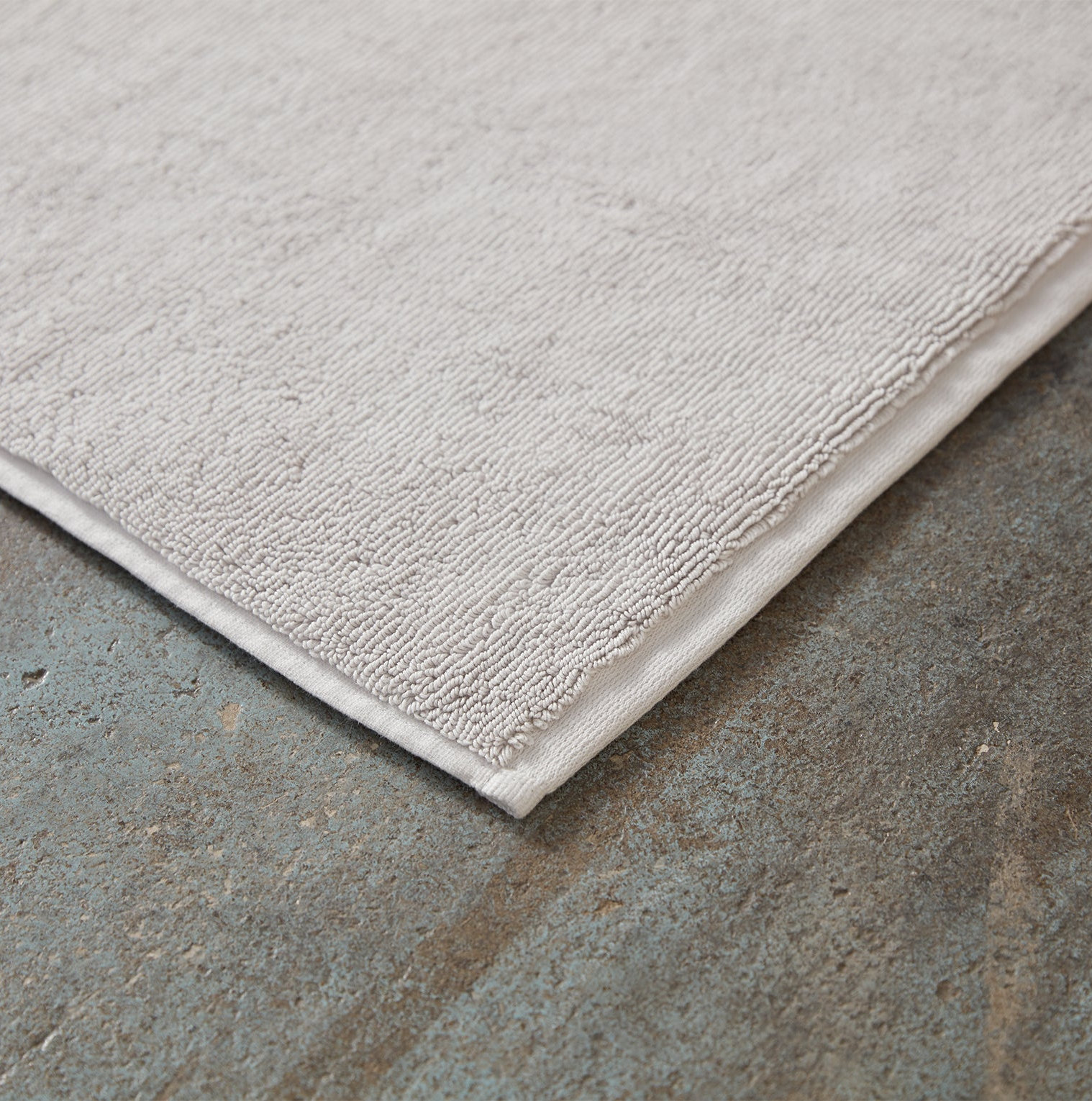 Cloud Loom Organic Bath Mat, Fog, 36" L x 24" W