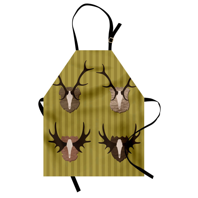 No Pattern Bib Apron