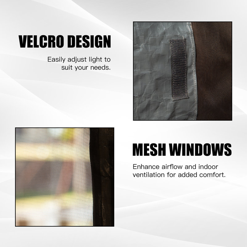 Universal Winter Cover for Gazebo, 121" H x 236" W x 146" D