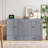 Storage-Focused Queen Size Folding Murphy Bed, Solid Wood Construction Soft Gray With Large Drawers Ideal for Small Apartments and Multifunctional Rooms-154186132-154186130
