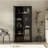 Bookcase Cabinet In Black-980185369