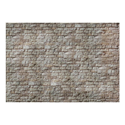 Exposed Weathered Brick Wall Wall Mural