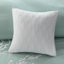 Housse de couette pour lit double / grand lit - 100% coton avec broderie corail enchanteur et bordure attrayante