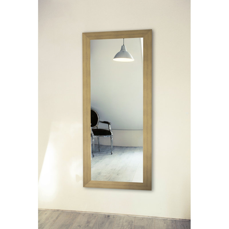 Conah Engineered Wood Flat Wall Mirror, 63" x 25"