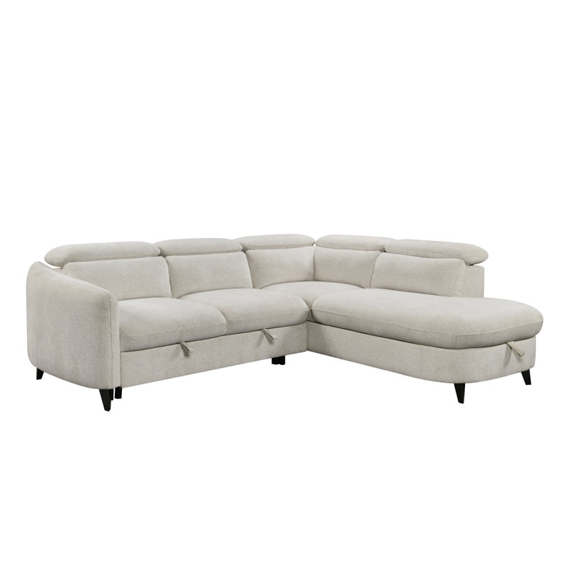 Canapé-lit Soren, Tissu beige