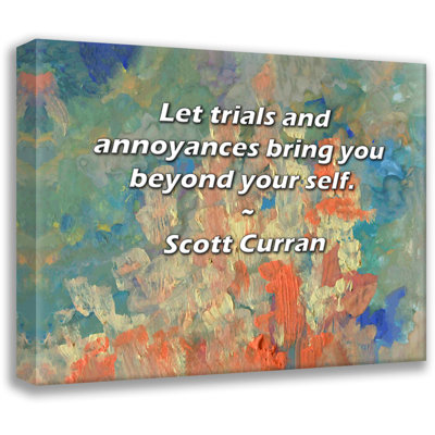 Astoria Grand Gallery Wrapped Canvas By Paul T. Scheuring: "Writing turns everybody into wussies. Eve