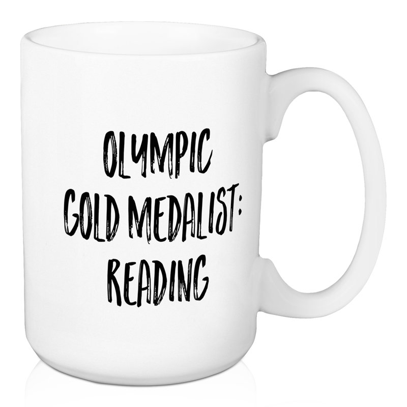 Medalist olympique doré : lecture de la tasse à café Dawes