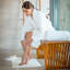 Ensemble de quatre tapis de bain GOTS certifiés biologiques de luxe, moelleux et absorbants
