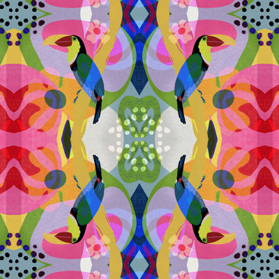 «Solum Sewzinski Tropic Toucan» par Sarah Constantino, reproduction sur toile tendue