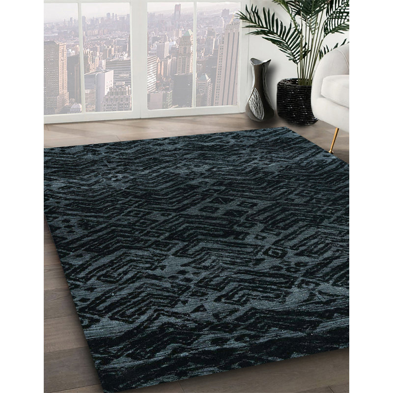 Ackworth Abstract Indoor Rug, Square 6'