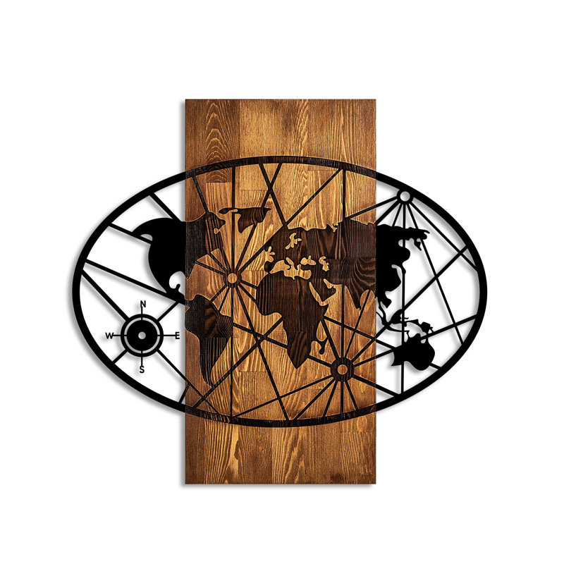 Handmade Wall Decor on Solid Wood