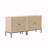 Set Of 2 Rolland A Console Table Side Table With Rattan Door