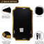 Miroir de salle de bain Modern Cadre en acier inoxydable-850583411-864994762