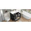 Meuble-lavabo autoportant avec lavabo en céramique-66605235