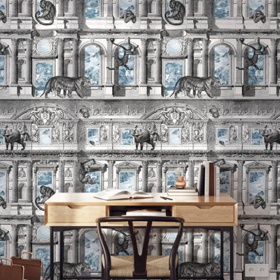 Baroque Animal Wallpaper