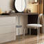 Coiffeuse avec miroir lumineux, 6 tiroirs