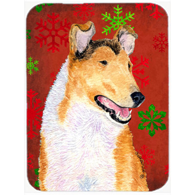 Planche à découper en verre à collie de vacances Ashlynn