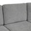 Canapé modulaire convertible en L 84,7 po Canapé-lit escamotable en L avec repose-pieds de rangement mobile-446444425