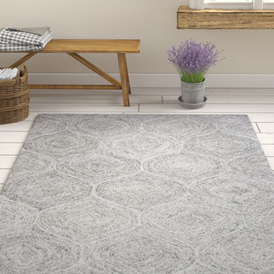 Gaige Wool Geometric Indoor Rug