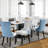 Kingson Modern Glam Tufted Two-Tone Dining Chair with Nailhead Trim & Back Pull Ring-9081318-64230964