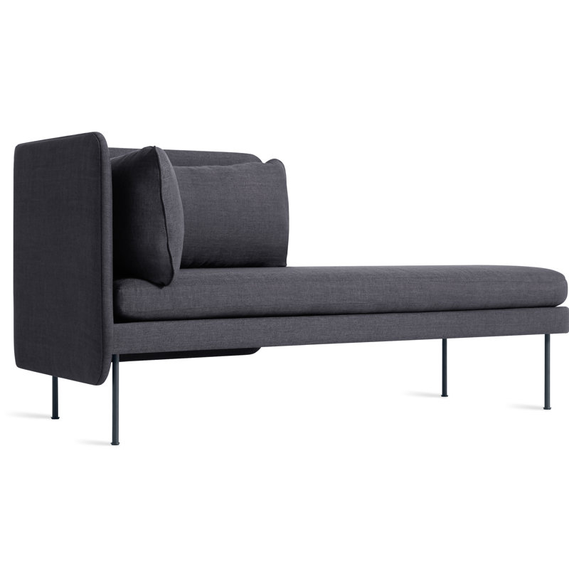 Bloke Chaise Lounge, Rostenkowski Blue, Rostenkowski Blue, Right Hand Facing