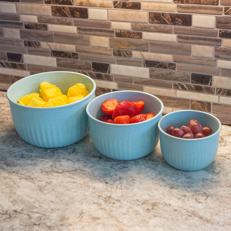 Ensemble de 3 contenants alimentaires Buskus, Bleu sarcelle
