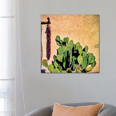 Prickly Pear And Chillis by Mark Paulda - Print on Canvas