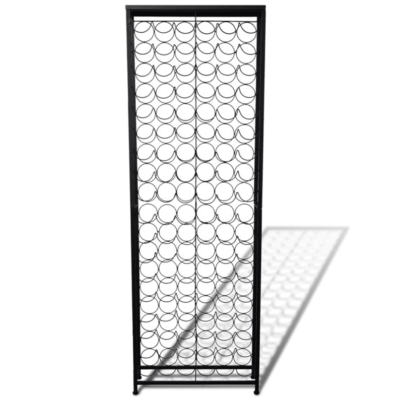 Braylyn Floor Wine Bottle Rack Black