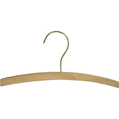 Cintre pour enfants 10 "en bois brut