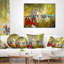 Humain et libellule - Coussin imprimé abstrait-30141998-30142001