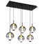 Dekeyzer 1 - Light Matte Black LED Geometric Pendant