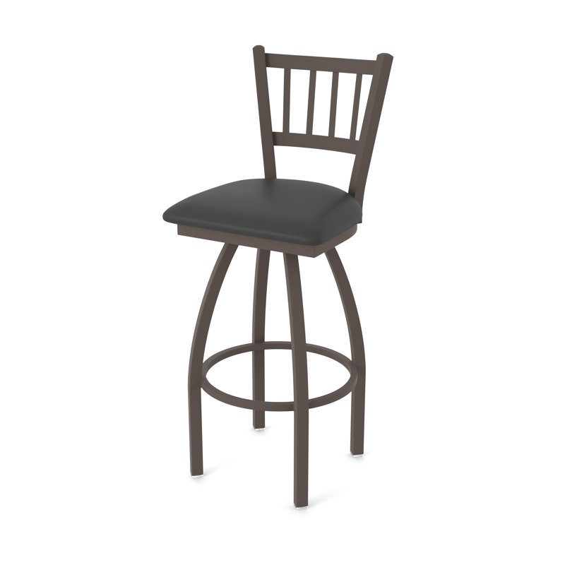 Tabouret pivotant 810 Contessa, Bronze, Vinyle - fer Canter, Tabouret de bar (siège d'une hauteur de 30 po)