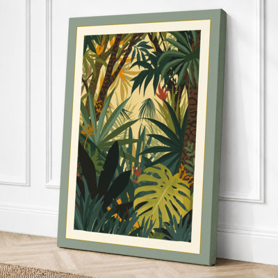 Jungle Canopy Tropical - Wrapped Canvas