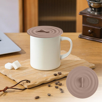 Cup cover Color Lid  Tea Cup Lid  Ceramic Cup  Milk Coffee Cup Office Cup Lid