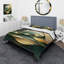 Ensemble de housse de couette en microfibre / polyester Dreamy Golden Mountain III-1155724302