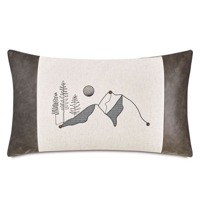 River Mountain Decorative Pillow