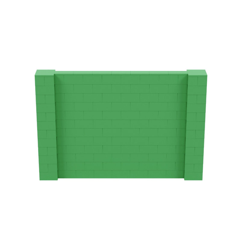 Cloison 1 panneau autoportante, Vert, H 72 po x l 108 po x P 12 po 