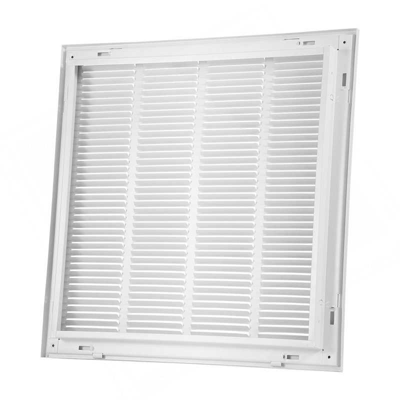 La grille de retour de filtre à air convient aux grilles de filtre à ouverture de conduit de l 20 po x H 20 po