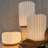 Lampe globe en bois Devontray