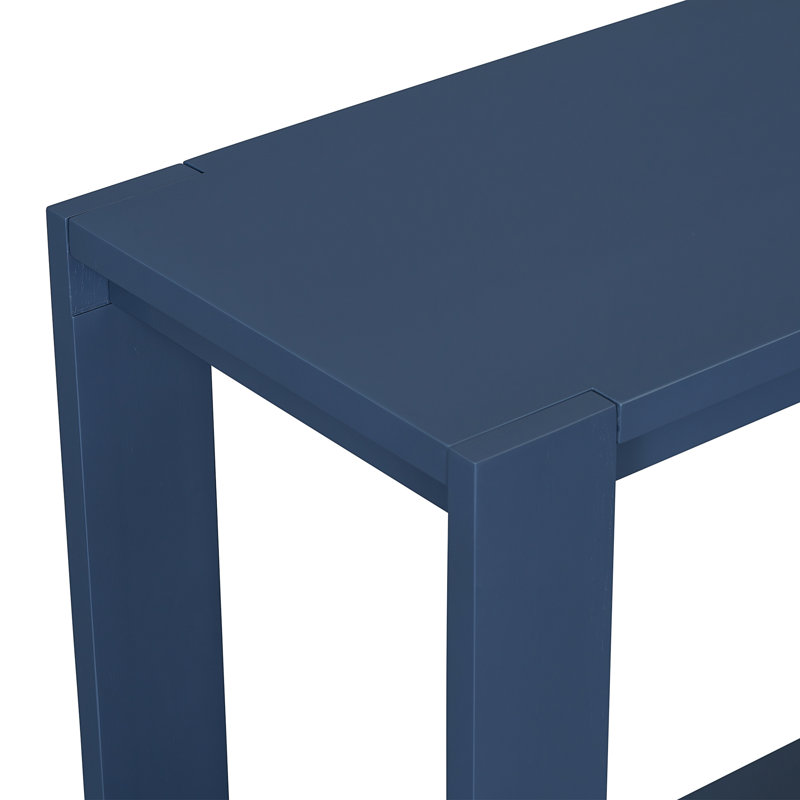 U_STYLE Caractéristiques distinctives d'une console minimaliste avec tablette inférieure et quatre pieds