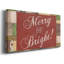 Merry and Bright - Toile tendue avec châssis - Prêt à accrocher-1028181070