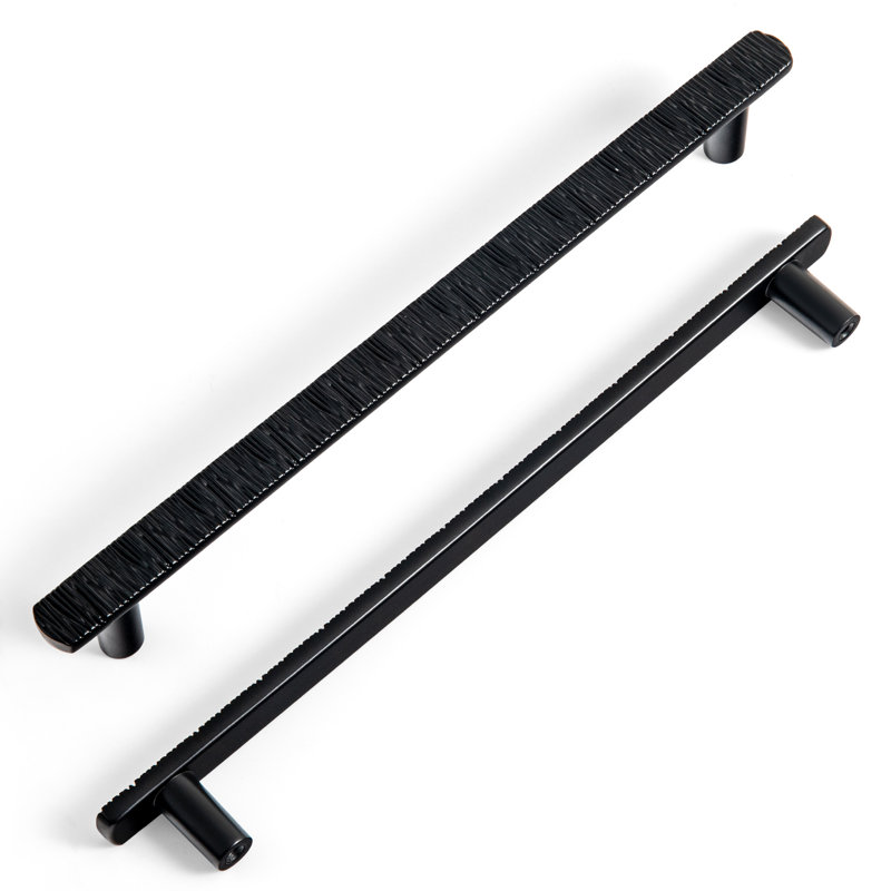 7 9/16''Centre To Centre Novelty Irregular Bar Pull Handle Multipack, Matte Black