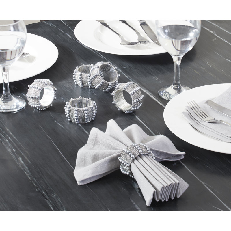 Iron Napkin Ring, Silver