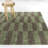 Bolotov Green Modern Geometric Area Rug-576397375