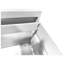 Classeur vertical en métal à 5 tiroirs avec serrure, tour de rangement blanche pour bureau